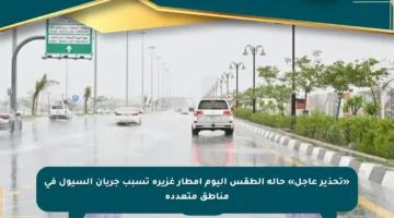 «تحذير عاجل» حالة الطقس اليوم أمطار غزيرة تسبب جريان السيول في مناطق متعددة